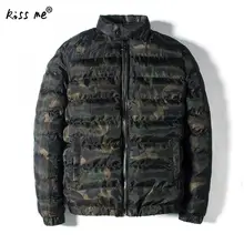 Men’s Winter Jacket Warm Camouflage Jackets Men Padded Overcoat Casual Brand Down Parka Plus Size 4XL Drop Shipping
