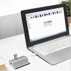 Новый горячий 3 в 1 4 порта USB C концентратор OTG высокоскоростной концентратор type C с подставкой для телефона для Macbook ноутбука ПК