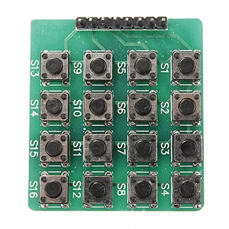 4 х клавишная матричная клавиатура модуль клавиатуры с 16 кнопками для Arduino|button module