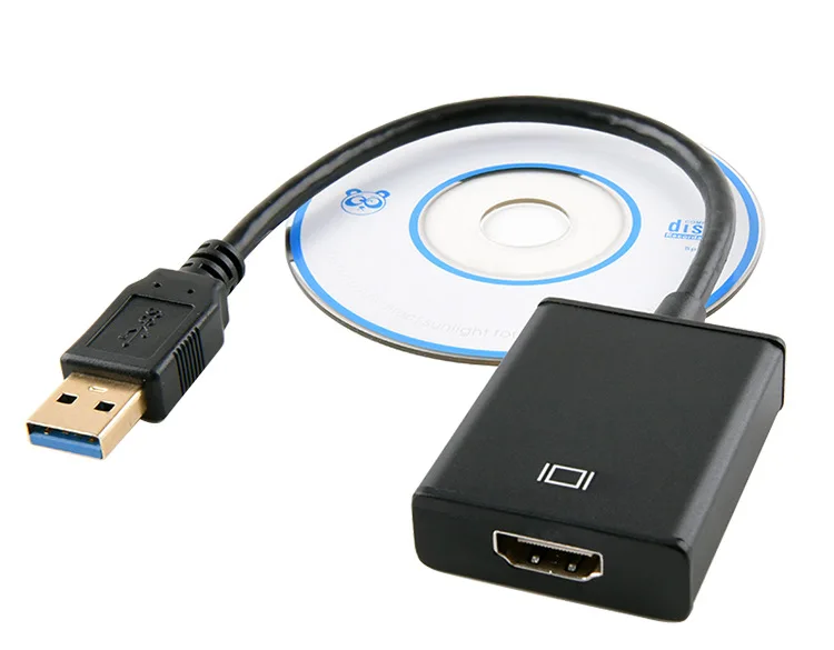USB 3 0 к HDMI конвертер адаптер кабель мультимонитор внешняя видеокарта HD
