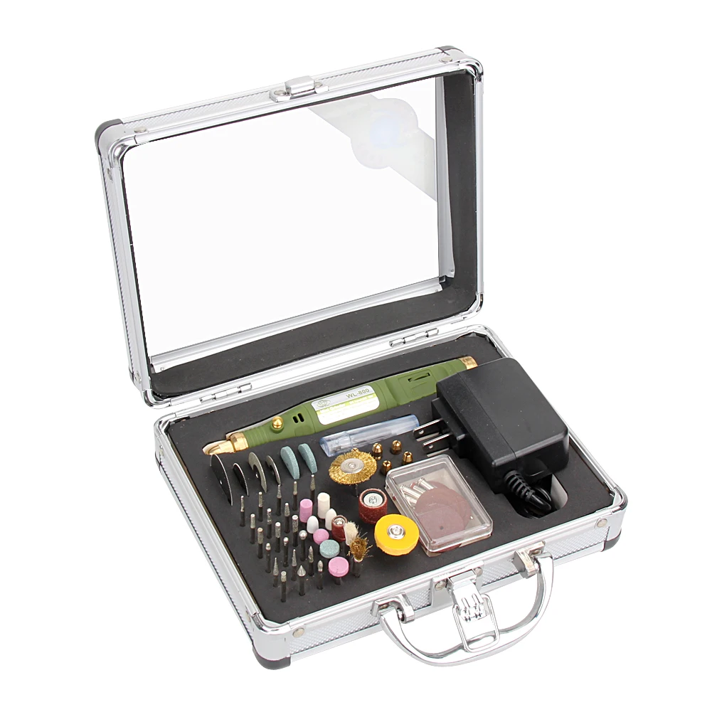 

1 Set Electric Grinder DIY Polishing Sanding Drill Rotary Tool Kit Variable Speed Mini Drill Engraving Machines Rechargeable