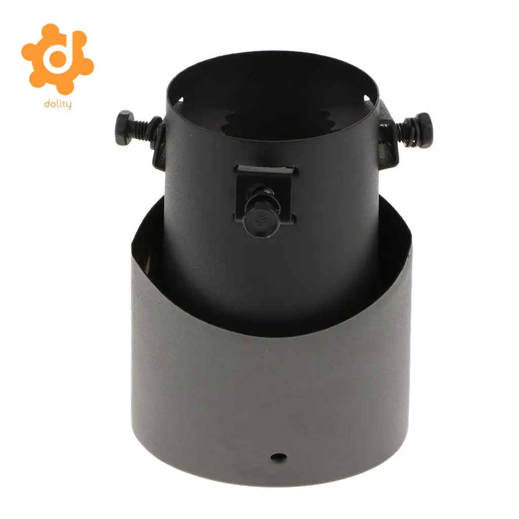 Universal Black Stainless Steel Car Rear Round Exhaust Pipe Tail Muffler Tip