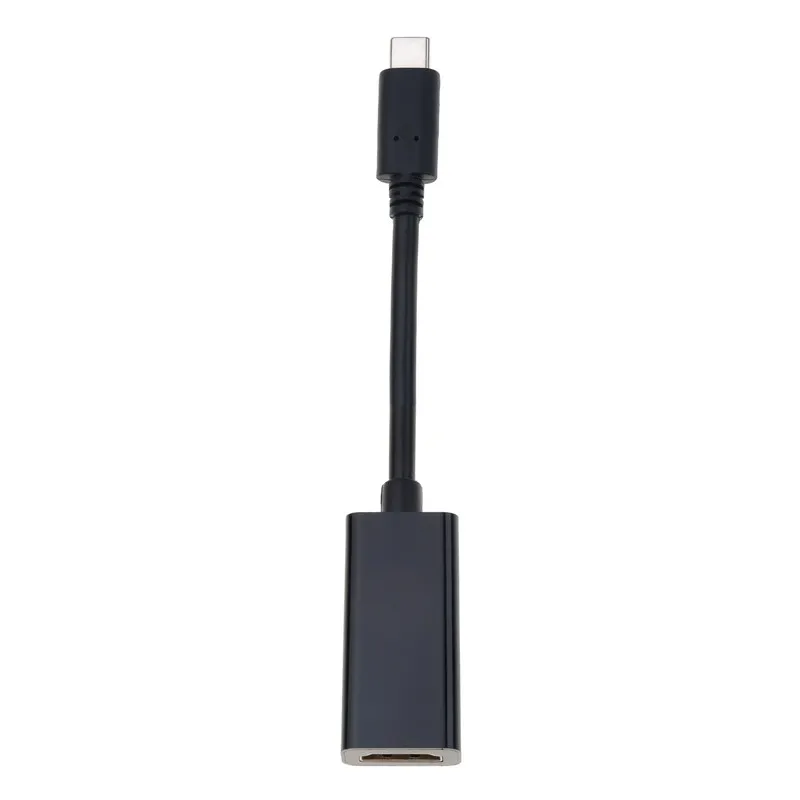 Кабель-Переходник USB C на HDMI адаптер 4 K 60Hz Тип C 3,1 мужчина к HDMI Женский конвертер Кабель-адаптер для samsung S9/8 Plus htc HUAWEI LG G8 - Цвет: black