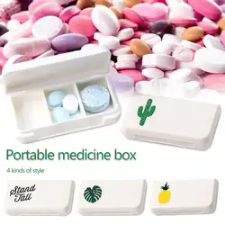 Портативный мини-контейнер для таблеток коробочки для лекарств 3 сетки путешествия дома медицинские препараты таблетки пустой контейнер