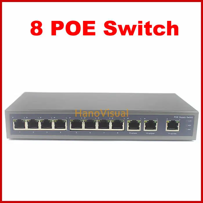 

Hot sale! 8 POE+3 LAN Fast Ethernet 100Mbps standard plug & play IEEE802.3af/at supply power Ethernet cable protect PD burning
