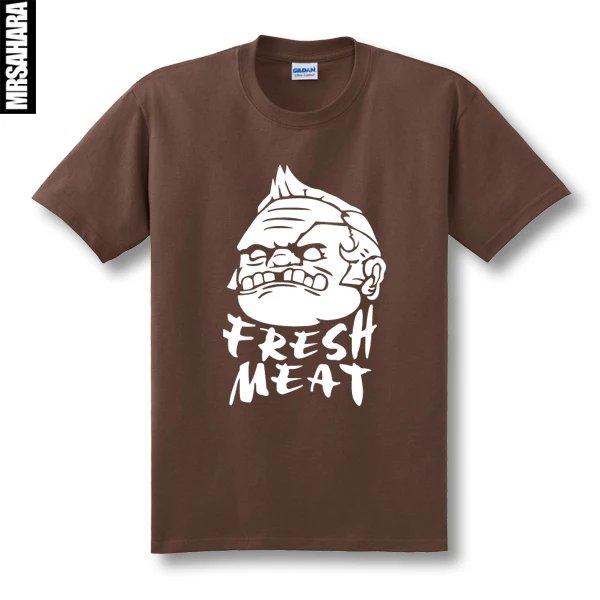  New T Shirt Dota 2 Game Pudge Logo Size S M L XL 2XL Black shirt Man's Women