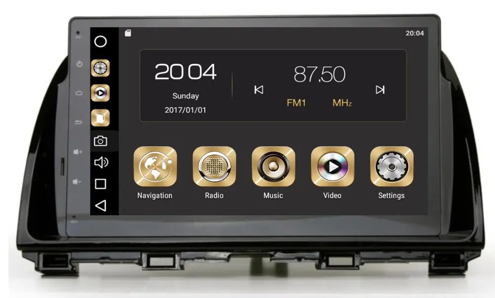 Top 4GB Ram 8-Core 32GB Flash 10.2inch Android 9.0 Car Dvd Gps For Mazda6 Mazda 6 2013 2014 2015 support steering wheel control DVR 2