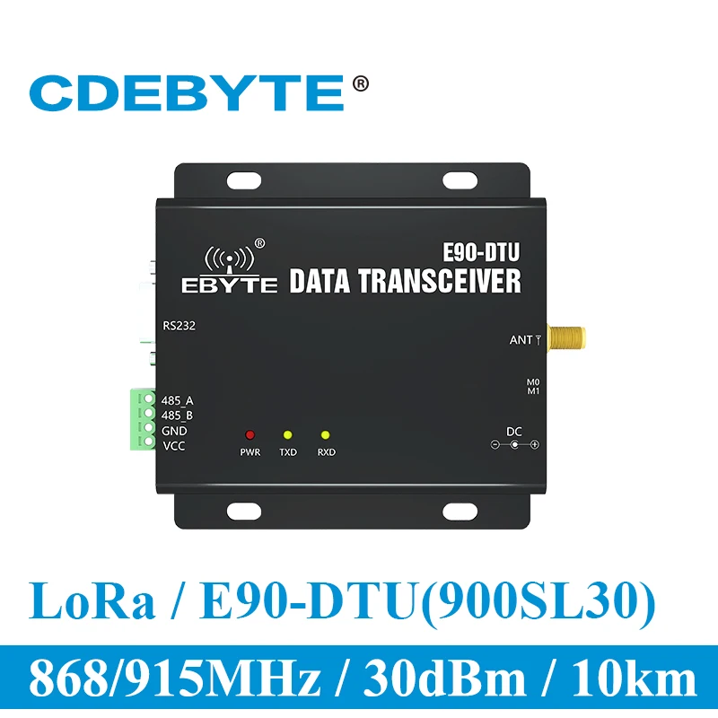

E90-DTU-900SL30 LoRa 30dBm Modem RS232 RS485 868MHz 915MHz RSSI Relay IoT vhf Wireless Transceiver RF Transmitter and Receiver