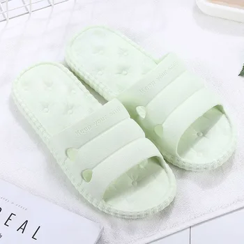 

women bath slippers spring summer indoor slippers zapatillas de mujer beach flip flops bathroom home slippers