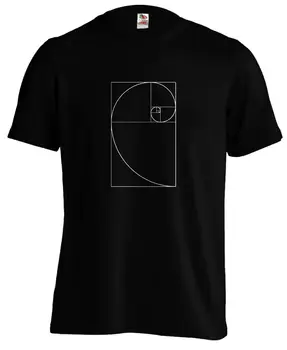 

Golden Ratio Spiral Mathematics Math Geek Artist Art T shirt Tee Cool Casual pride t shirt men Unisex Fashion tshirt