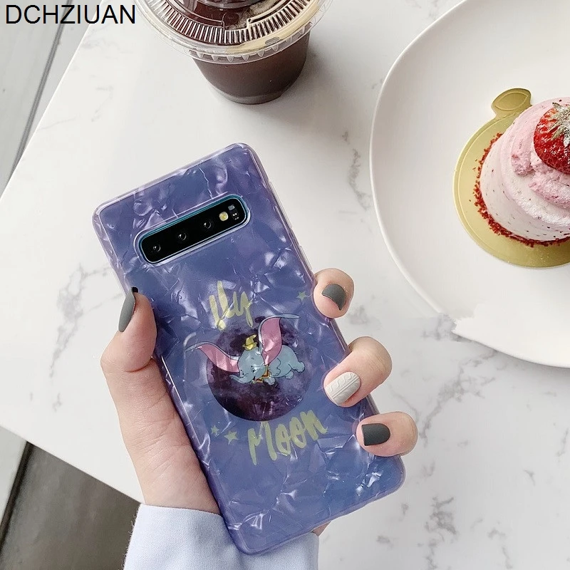 

DCHZIUAN Case For Samsung Galaxy S10 S10 Plus Dumbo Phone Case For Samsung Galaxy S8 S9 Plus Note 9 Note 8 Soft Silicone Cover