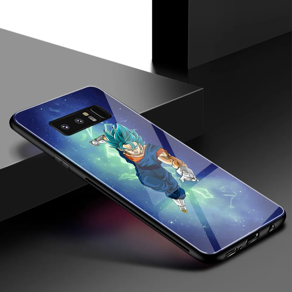 Для samsung S10 чехол Dragon ball Z жесткий чехол из закаленного стекла для samsung Galaxy Note 8 9 10 S8 S9 Plus S10 plus S10 Lite - Цвет: 02203