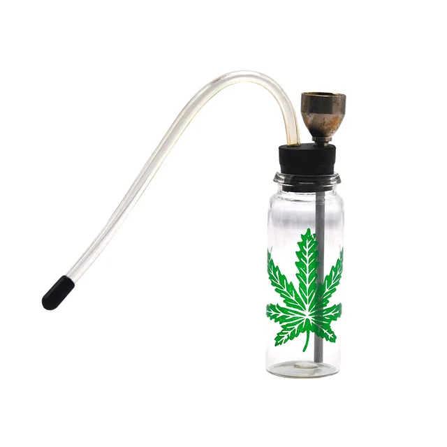 Buy Glass Bottle Water Smoking Pipe Weed Tobacco Pipe