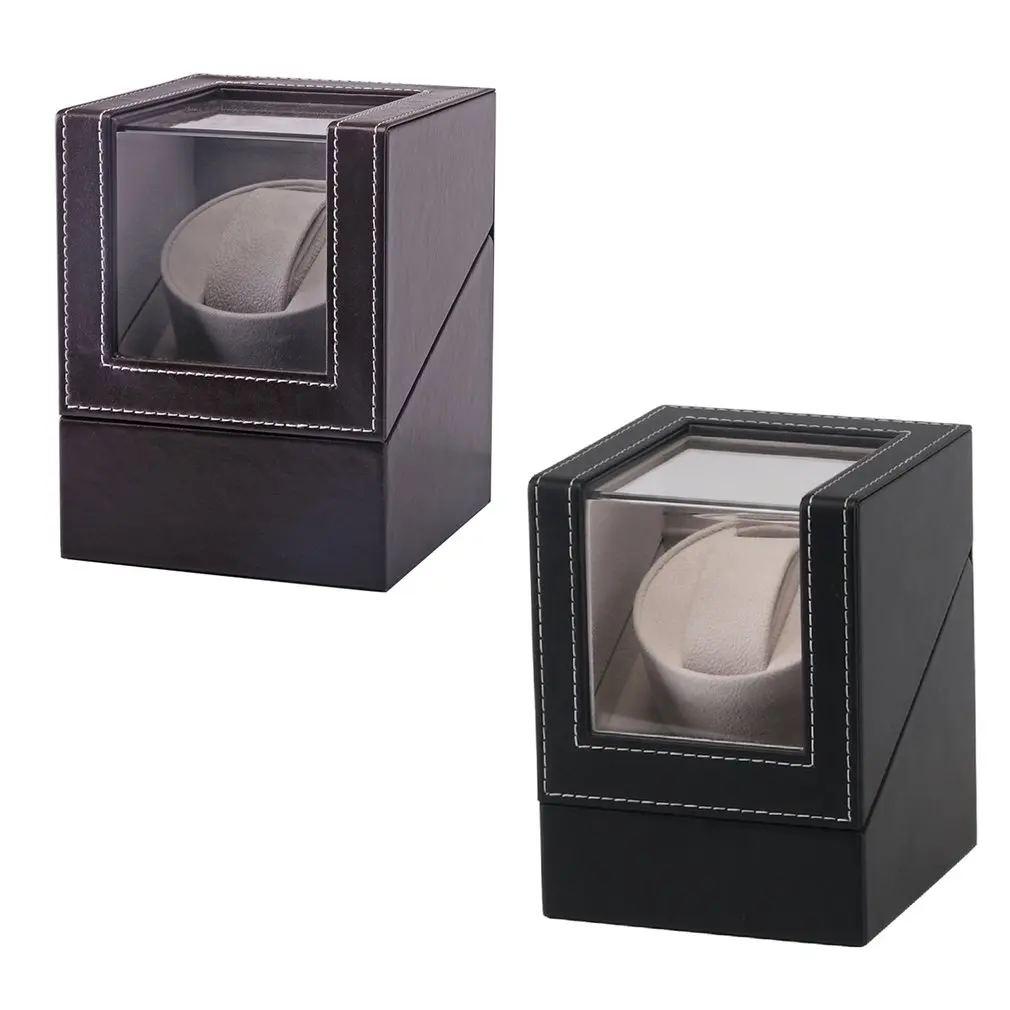 EU/US/UK/AU Plug Motor Shaker Watch Winder Holder Display Automatic Mechanical Watch Winding Box Automatic Watches Box