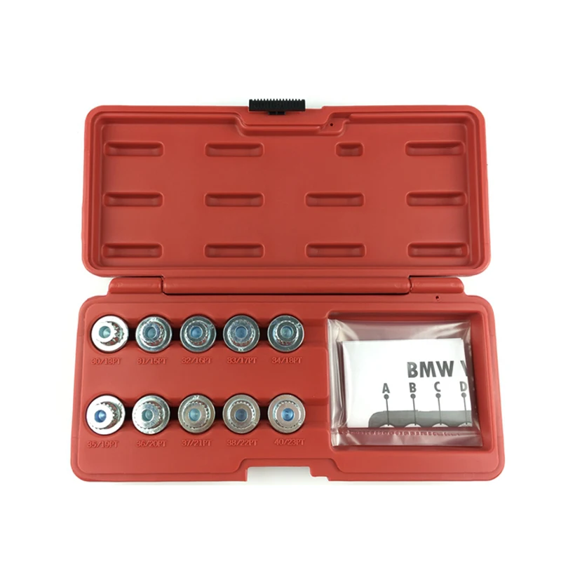 

10pcs Anti-theft screws remove and install socket sleeve set group for BMW DL-BM10P