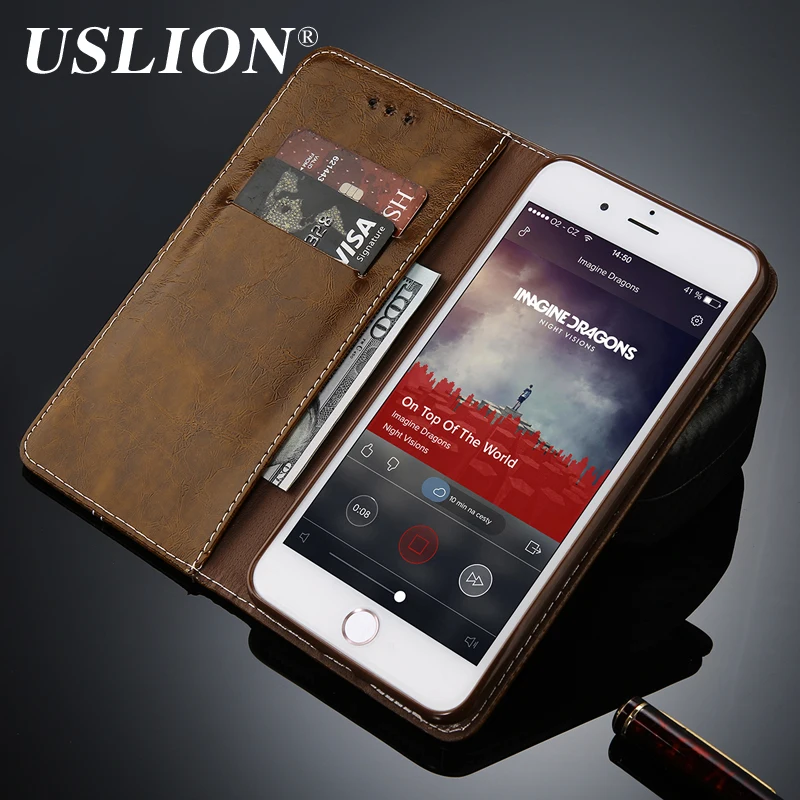 USLION فاخرة جلد الوجه الهاتف حقيبة لهاتف أي فون 7 5 5 ثانية SE 6 6 زائد محفظة فتحات بطاقة الحالات غطاء ل ايفون X XS Max XR 8 زائد USLION فاخرة جلد الوجه الهاتف حقيبة لهاتف أي فون 7 5 5 ثانية SE 6 6 زائد محفظة فتحات بطاقة الحالات غطاء ل ايفون X XS Max XR 8 زائد
