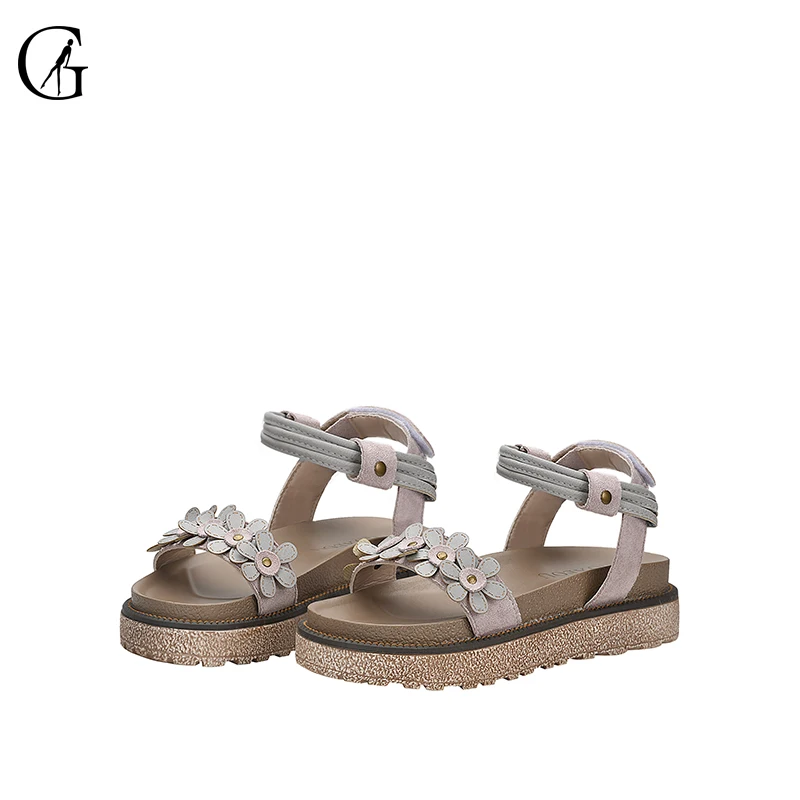 

GOXEOU2019 Summer women's sandals sweet fashion platform high heels peep-toe women's sandals shoes size34-43 free shipping