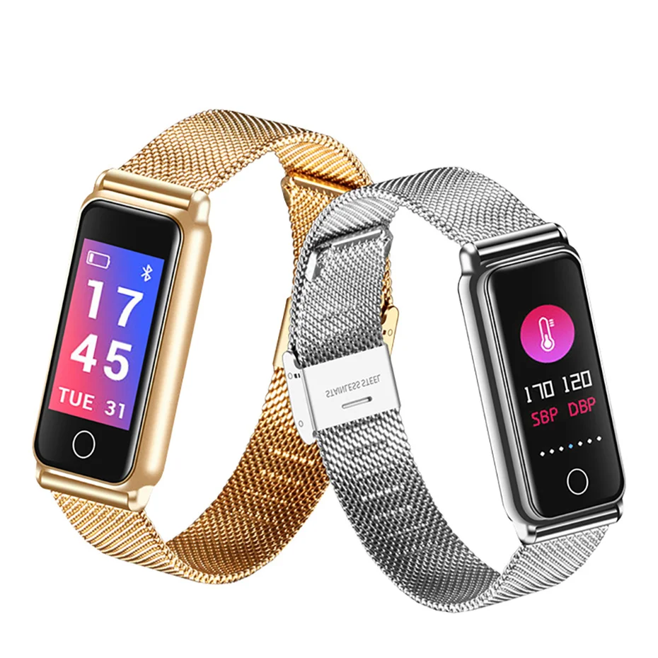 

Smart Bracelet IP67 Waterproof Fitness Tracker for Android iOS Alarm Clock Reminder Color Screen Pedometer Watch Women Gifts