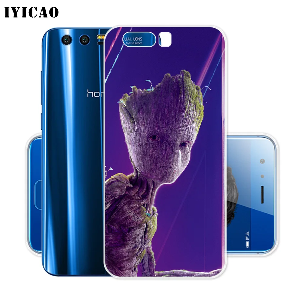 Мягкий силиконовый чехол IYICAO для Huawei Y9 Y7 Y6 Prime 2018 Honor 8C 8X 8 9 10 Lite 7X 7C 6A 7A
