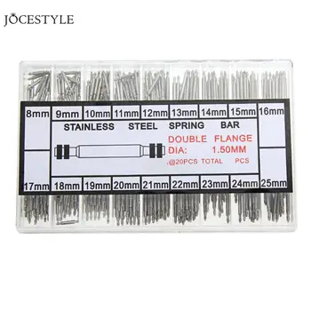 

New 360pcs 8-25mm Watchmaker Watch Band Repair Spring Bar Link Pins Band Strap Tool Parts for Watch Repair Tool Kit Accessories