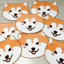 65*53 см мультфильм мягкие фланелевые собака ковры Шиба пол плюшевые двери коврики эркер pet декоративный коврик анти корабль