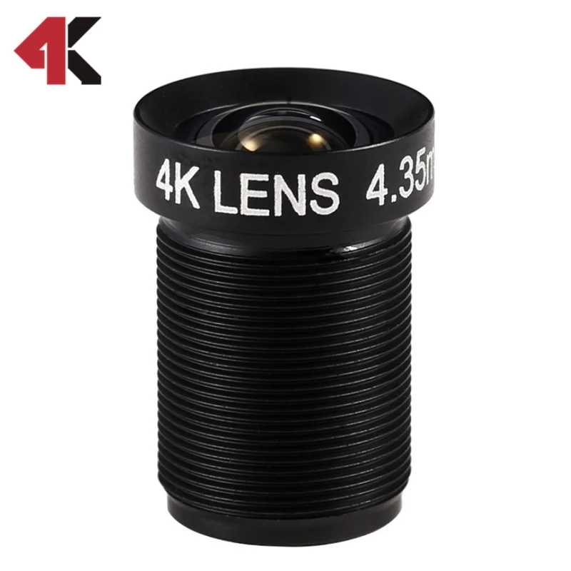 4 35MM Lens 1 2 3 Inch 10MP HFOV 72D Flat 4K Lens for Go pro