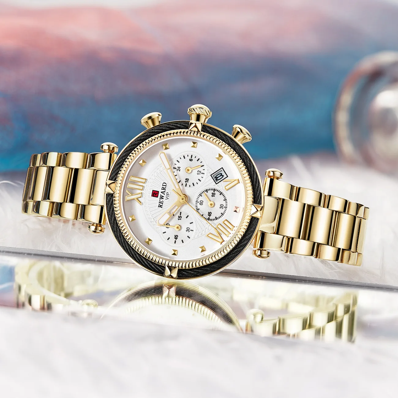 Награда Топ бренд женские модные кварцевые часы водонепроницаемые повседневные женские нарядные часы для женщин часы Relogio Feminino
