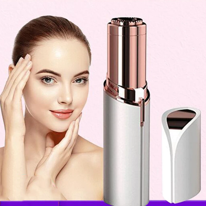 

Mini Electric Women Facial Leg Hair Remover Painless Removal Body Hair Remover Razor Depilator Lip Shaving Tool without battery1