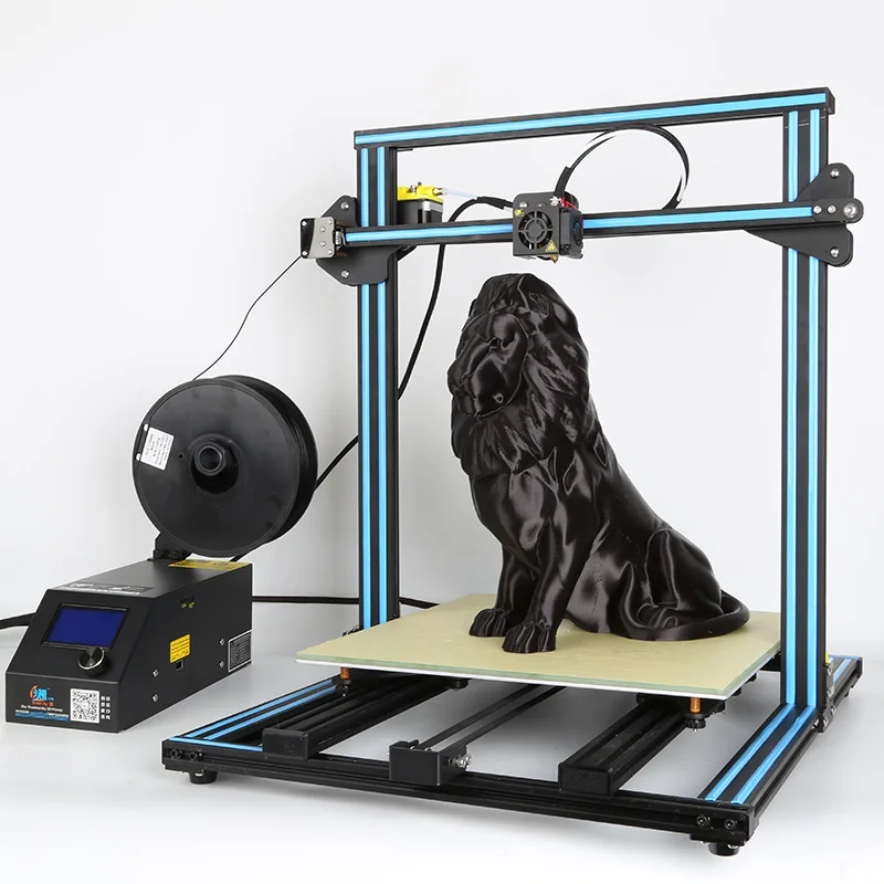 3D принтер CR 10 5S Dual Z Rod Reprap Prusa i3 мониторинг нити сигнализации 200 г нить + очаг 8 SD
