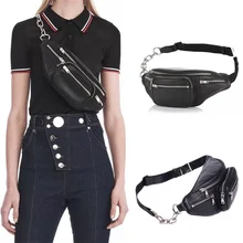 DAUNAVIA, поясная сумка, нагрудная сумка для женщин, высокое качество, Сумки из искусственной кожи, модная вместительная Повседневная сумка на цепочке, мужская сумка через плечо