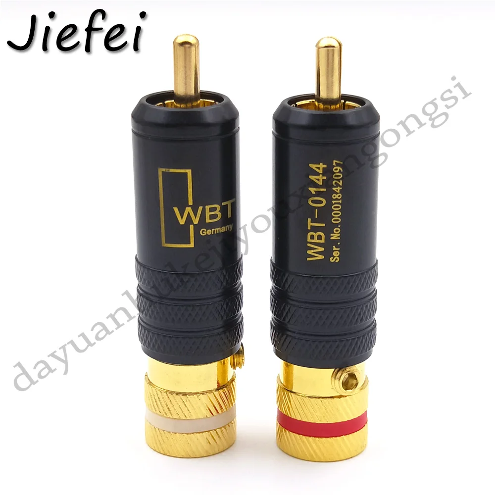 US $20.00 1050pcs High Quality Gold Plated Copper Rca Plug Durable Wbt Connector Screws Soldering Locking Audio Video Plug