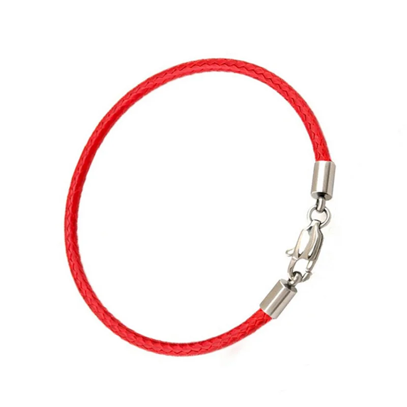 

Fashion Red Thread Bracelets Women Leather Rope Chain Men's Bracelet Braid Jewelry for Men Femme Black Cord Girl Ladies kid Gift