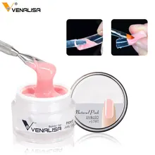 VENALISA, 15 мл, светодиодный гелевый гель, 24 цвета, дизайн ногтей canni, маникюр, 3D форма, прозрачный розовый камуфляж, гелевый гель для наращивания ногтей, УФ-гель