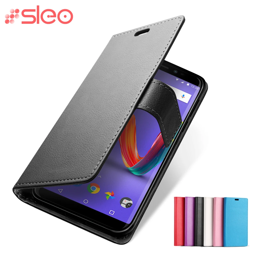 

SLEO For Wiko Harry 2 View2 Go Case Wallet Stand PU Leather Flip Case for Wiko View 2 Go Harry 2 Coque Funda Card Holder Cover