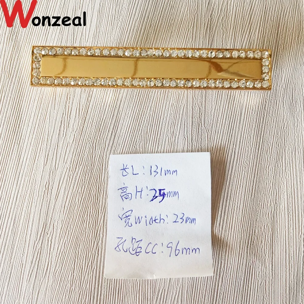 Hole CC 96mm/64mm Single Knob Gold Drawer Pulls Antique Brass Diamond Cabinet Furniture Knobs Dresser Handle Kitchen Pulls