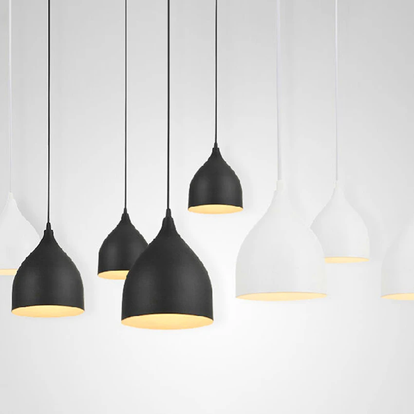 

Nordic Ceiling Lamp Metal LED Pendant Light Home Restaurant Dining Room Island Pendant Lamp Lighting Kitchen Fixtures Decoration