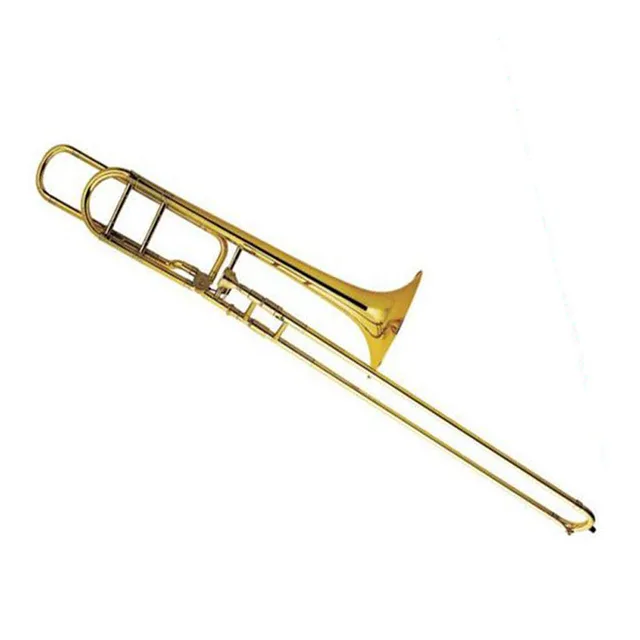 Cheap Bach Gold Lacquer Brass Musical Instrument Bb Trombone tuba 42BO senior sandhi Tenor Trombone Imports 95 Alloy Copper