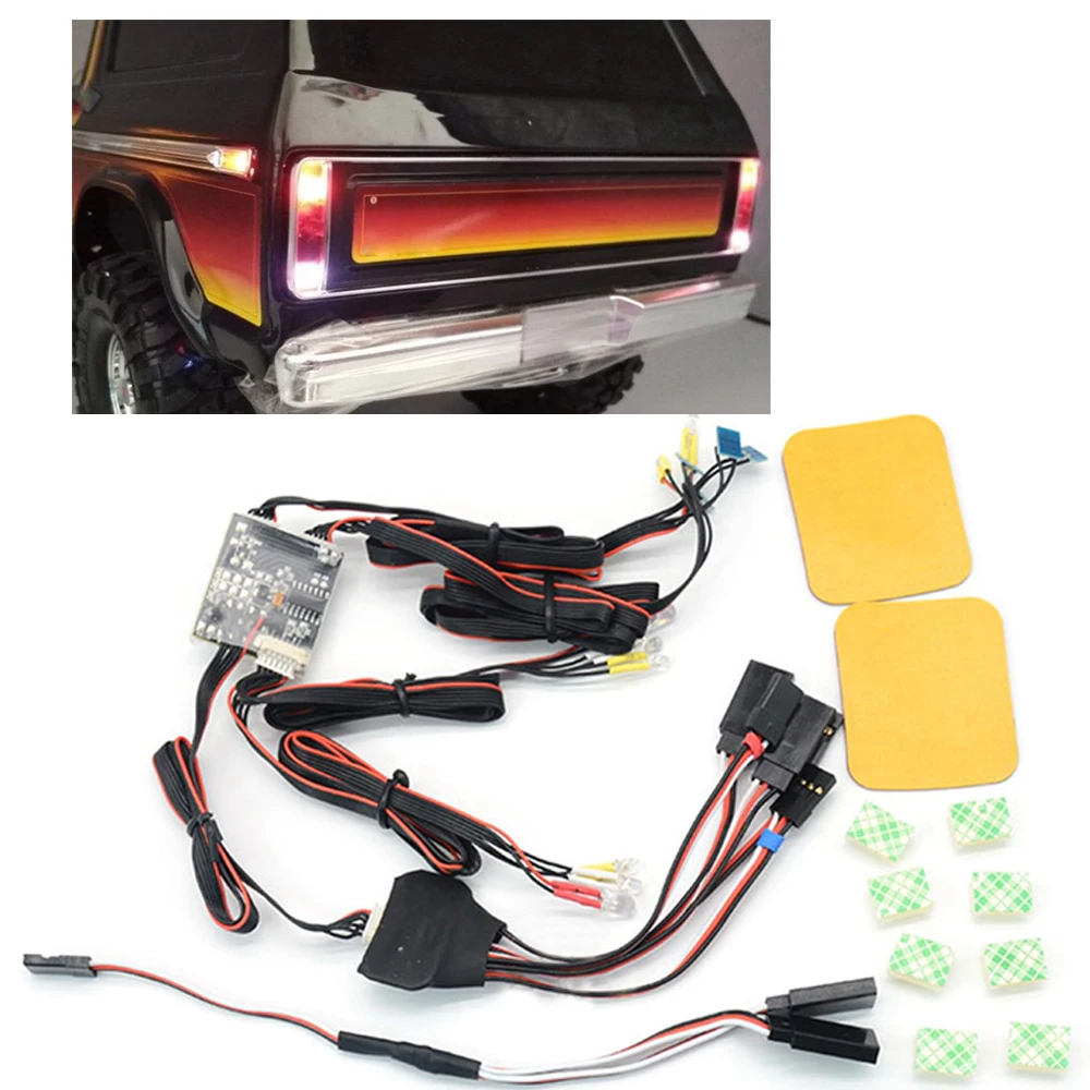 XBERSTAR Fast flash lamp Led Flashing Lights For TRAXXAS TRX4 T4 Land Rover Guard Ford OP Upgrade RC Car Part Accessories | Электроника