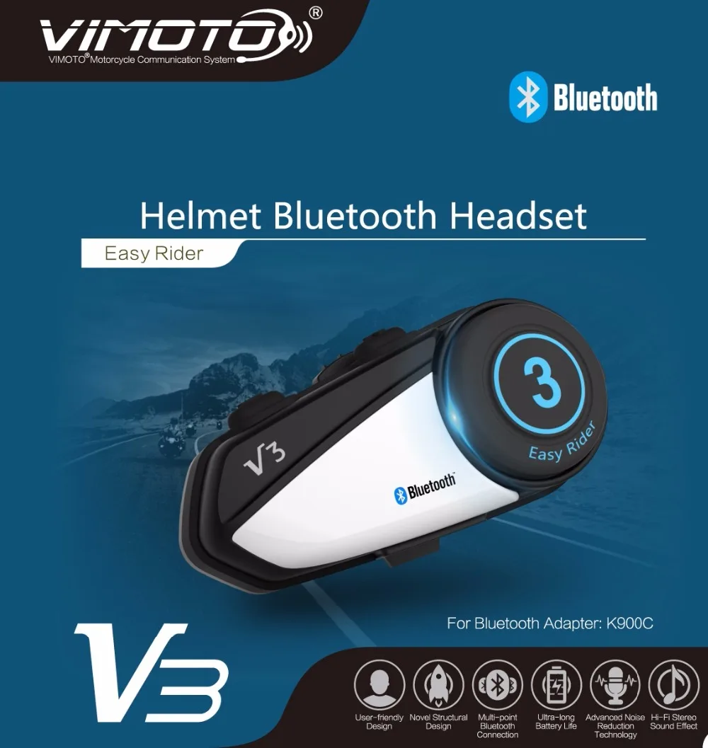 Новое поступление VI Moto бренд V3 мульти-функциональный gps 2 Way Радио Bluetooth мотоциклетный шлем Bluetooth гарнитура