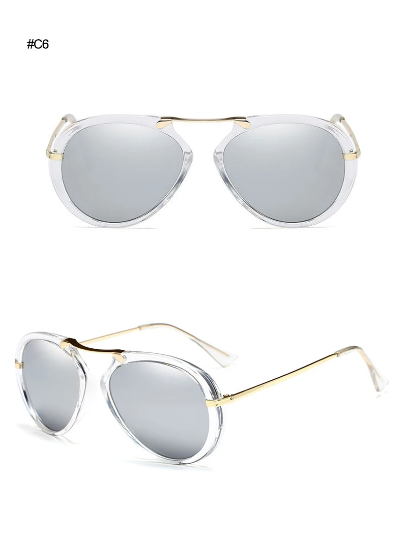 2018 New Goggle Fashion Clear Sunglasses (20)