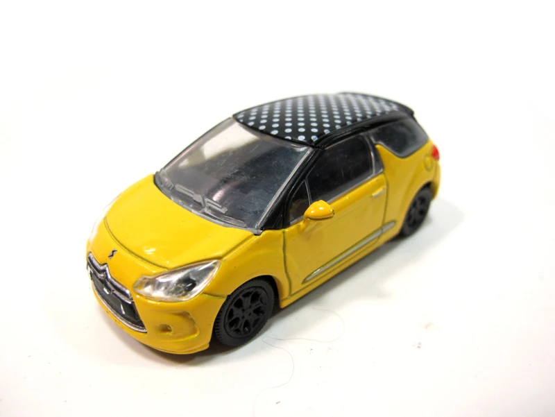 4 цвета N orev 1: 64 CITROEN DS3 Бутик брелок для автомобильных ключей, игрушки для детей модели игрушки с дистанционным управлением оптом