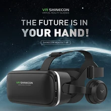 Controller Virtual Reality 3D Glasses VR Shinecon Helmet Video Stereo Headset For Phone Play Games Watching Movie Travel At Home