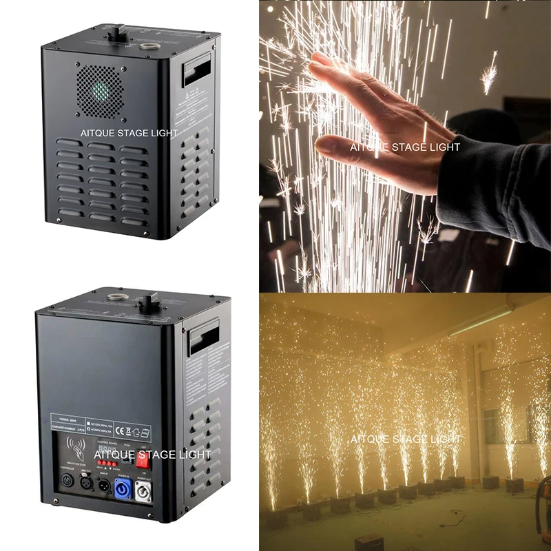 

4lot Professional pyrotechnics of firecrackers 400W cold fireworks fountain machine