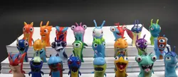 2015 новое поступление 4 см 24 шт./компл. милый мультфильм Slugterra PVC фигурки комплект бесплатная доставка juguetes дети игрушки много