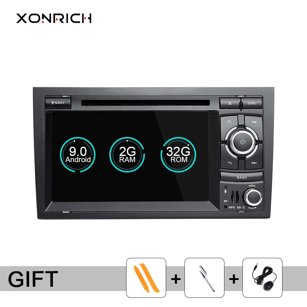 Best Car Multimedia DVD 2Din Android 9.0 Autoradio for Audi A4 B6 B7 S4 B7 B6 RS42002-2008 RS4 B7 SEAT Exeo 2008-2012 GPS Navigation 0