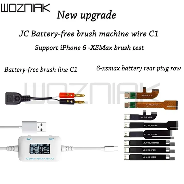 JC T7 T8 NAND Test Fixture Module JC C1 Smart Repair Box For iPhone 6S/6SP/7/7P/8/8P Logicboard Repair