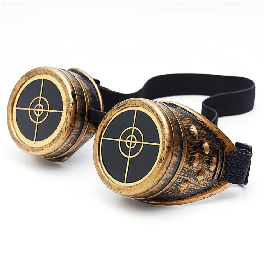 

FLORATA Welding Cyber Punk Vintage Sunglasses Retro Gothic Steampunk Goggles Men Sun Glasses Plastic Adult Cosplay Eyewear