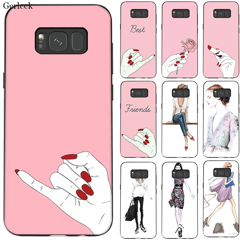 Чехол для телефона из мягкого ТПУ samsung M10 M20 M30 M40 S6 S7 край S8 S9 S10 S10E Plus Note 8 9 10 Best сумка