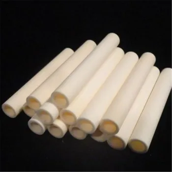 

99.5%-Al2O3 High Thermal Corundum Tube OD12*ID8mm/Round Single-Bore Alumina Tube/Insulating Ceramics For Thermocouple Sensors