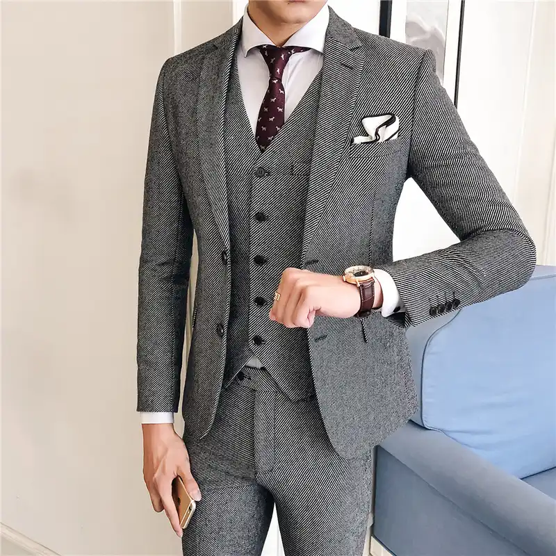 terno com calça sarja